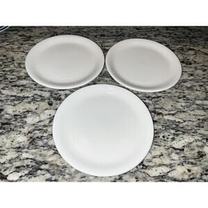 Steelite International England 2013 White Lunch Plates 8" Coupe Style Round Set